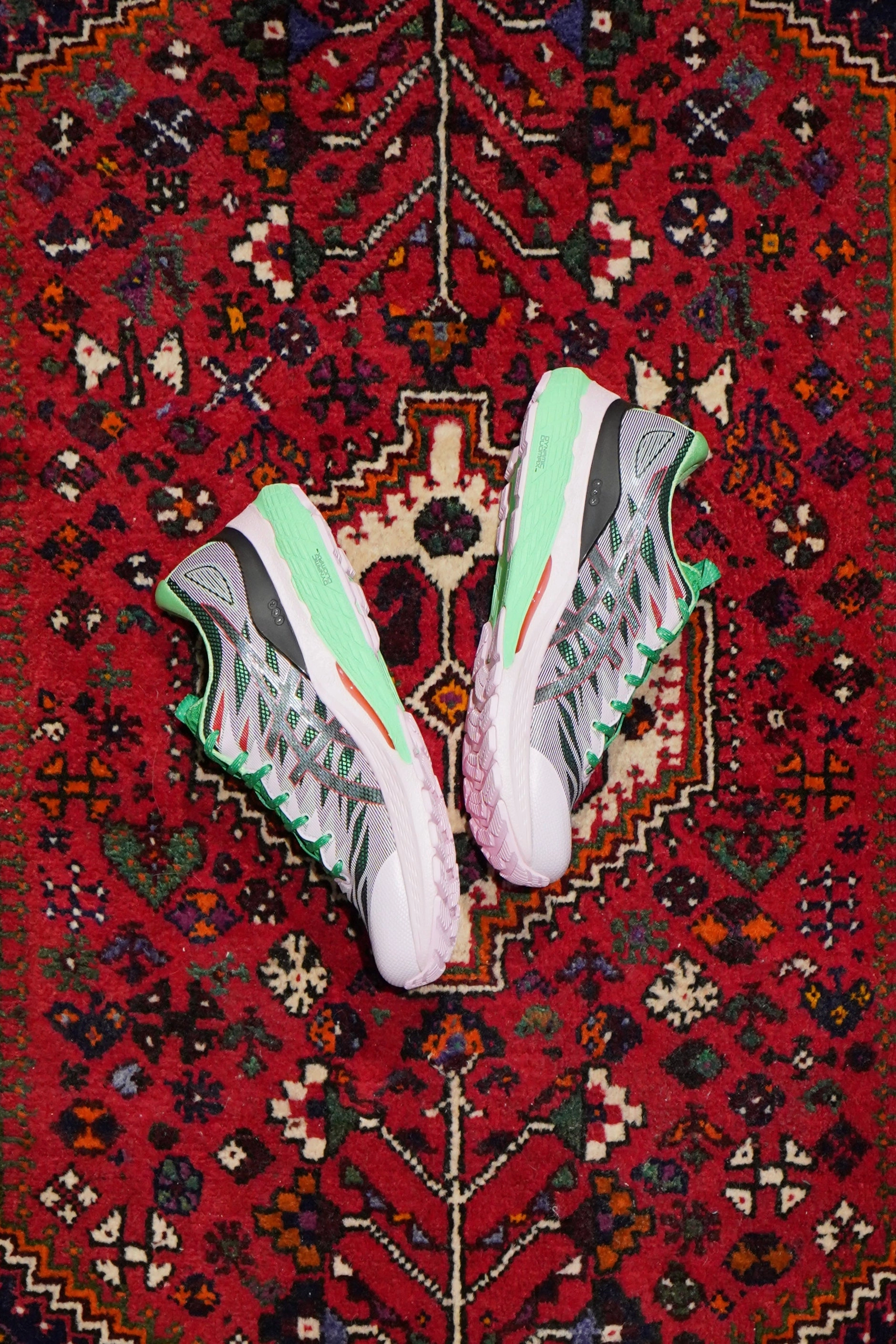 Asics Free Running Shoes asics FN3-S GEL-KAYANO 28 (SWEET DREAMS/GREEN EYES)