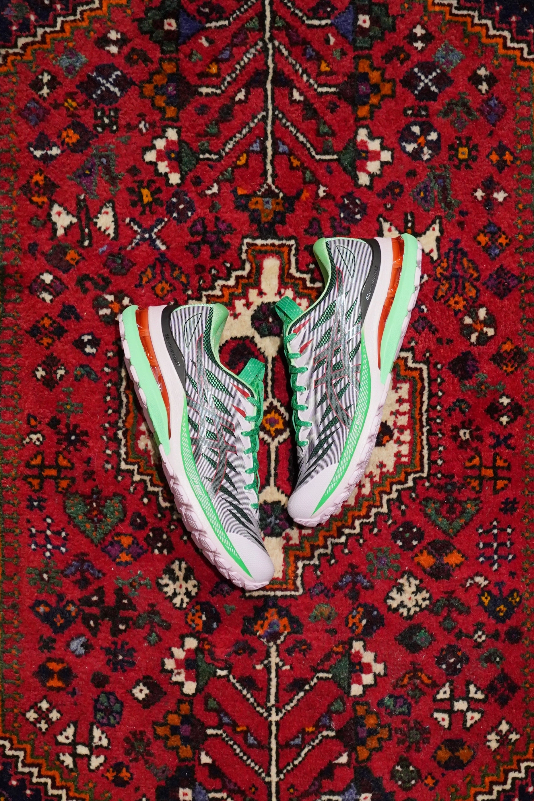 asics FN3-S GEL-KAYANO 28 (SWEET DREAMS/GREEN EYES) Asics Volleyball Shoes Malaysia