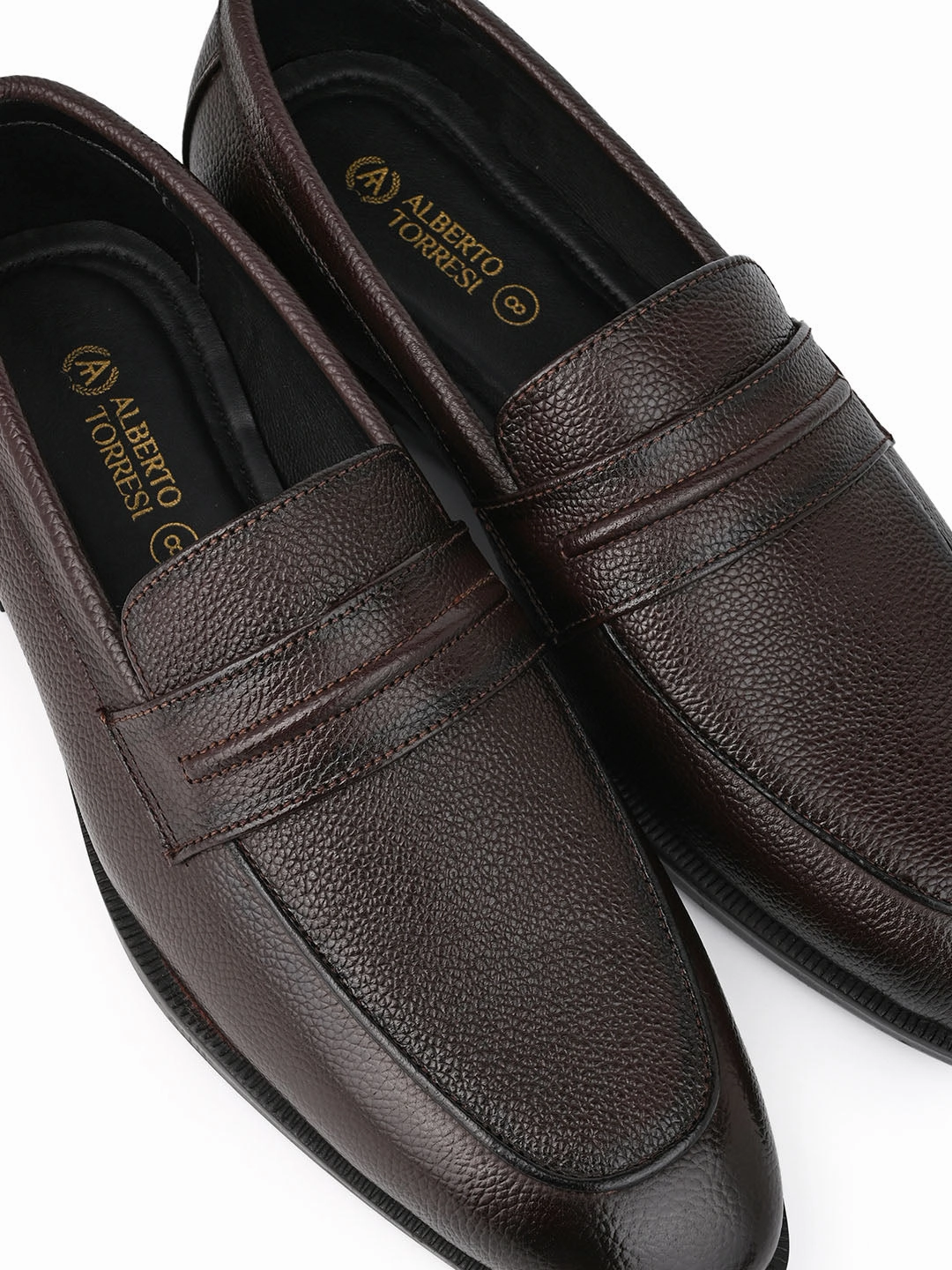 Shoes Alberto Torresi Brown Formals Loafers
