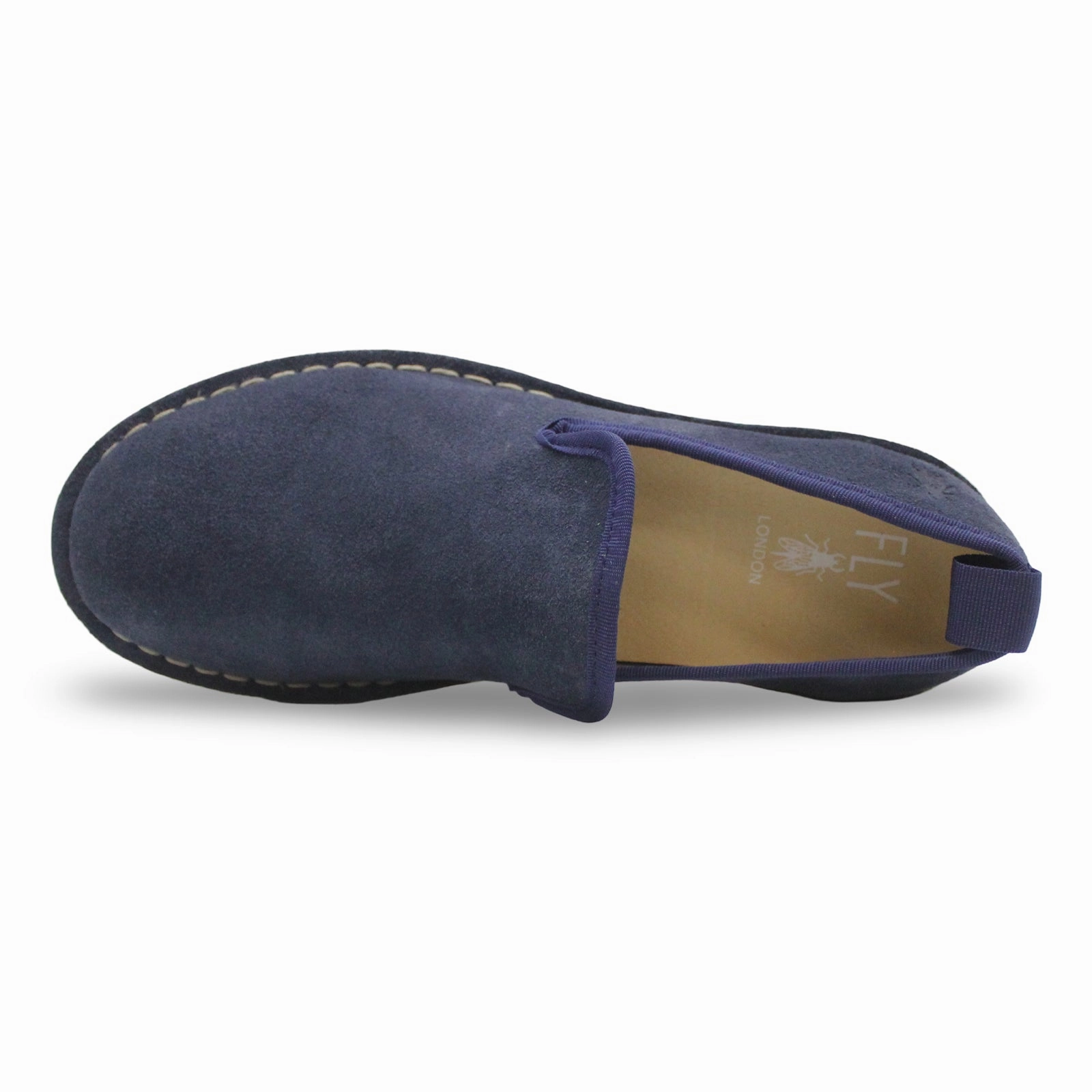 Woven Leather Loafers Fly London FLER152FLY Suede Women's Loafers Jeans Shoes