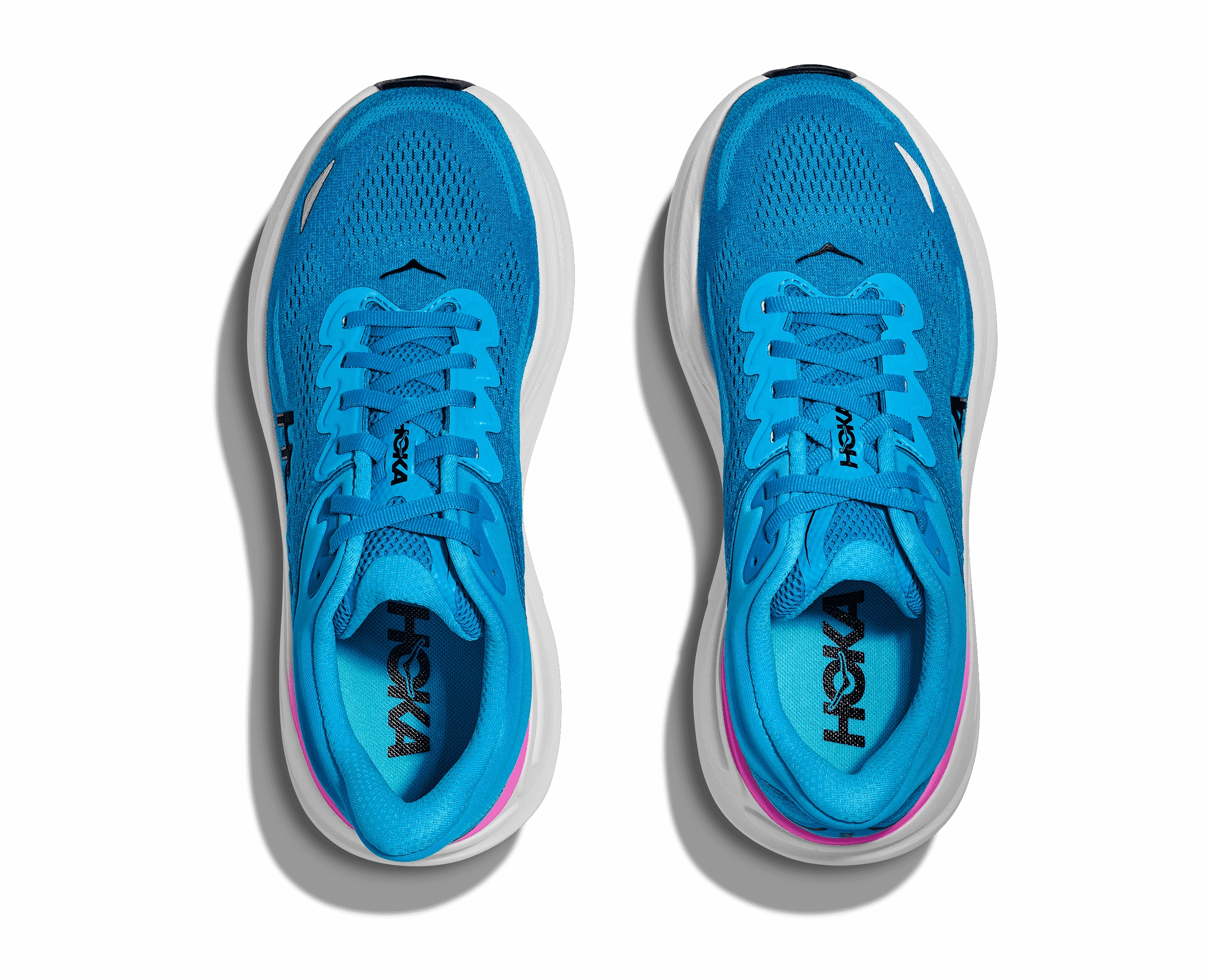 Shoes For Flat Feet Running W Bondi 9 Skyward Blue/Neon Fuchsia 1162012-SNNF