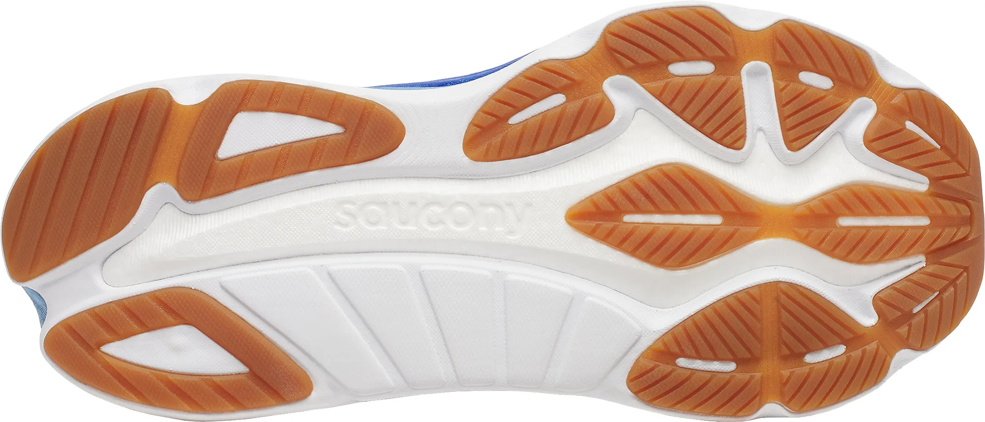 Saucony Hurricane 24 Mens Running Shoes - Blue Carbon Fibre Running Shoes
