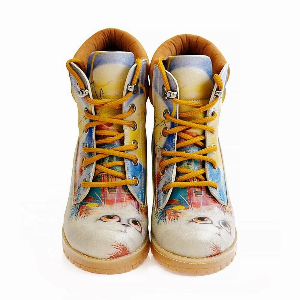 Grumpy Cats Short Boots WKAT115 Legion Boots