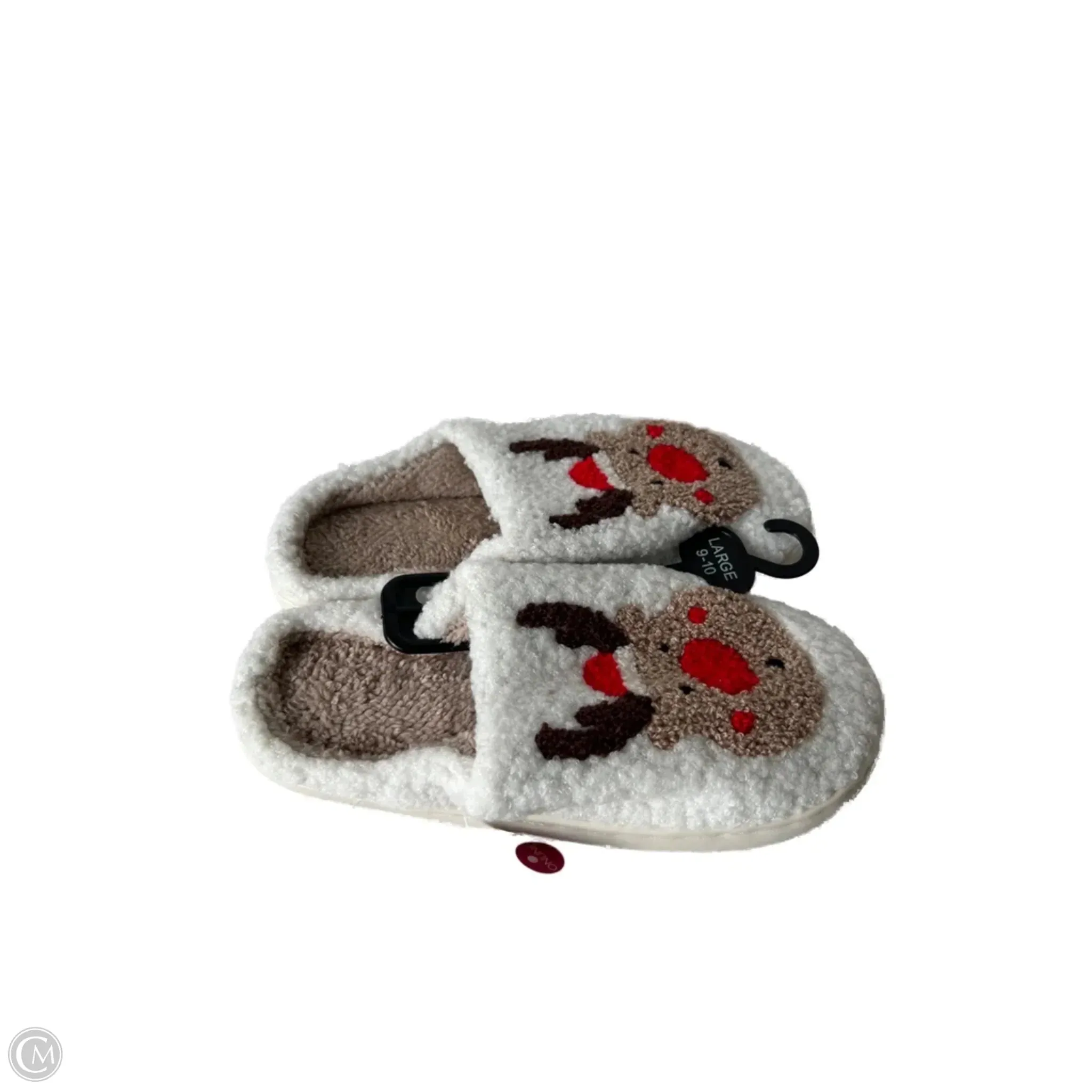 Slippers By Clothes Mentor In Brown & Red Images Of Ballet Slippers