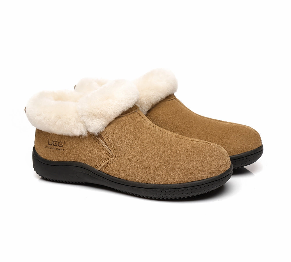 UGG Slippers Unisex Sheepskin Wool Ankle Booties Loafers Daley Kappa 222 Banda Slides