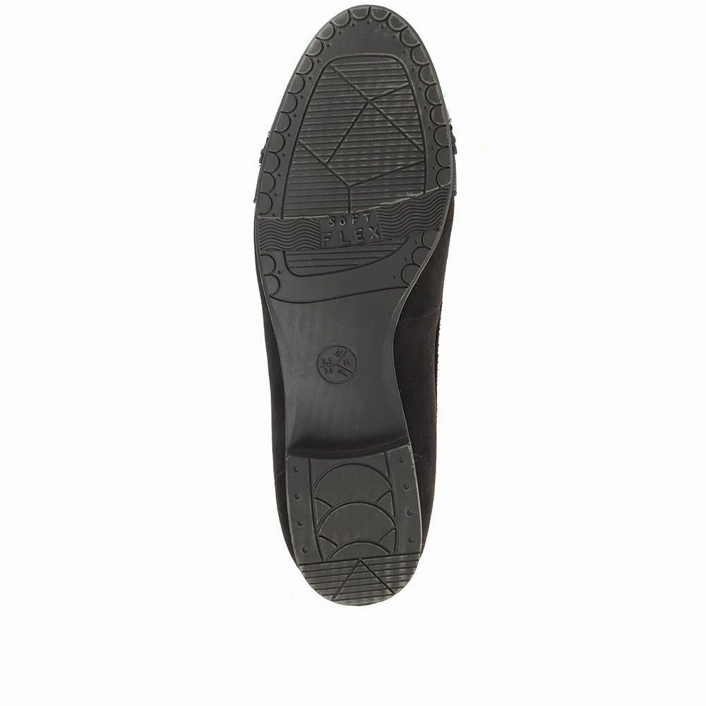 Ballet Flats - JANSP34021 / 321 038 - Black Line Slippers