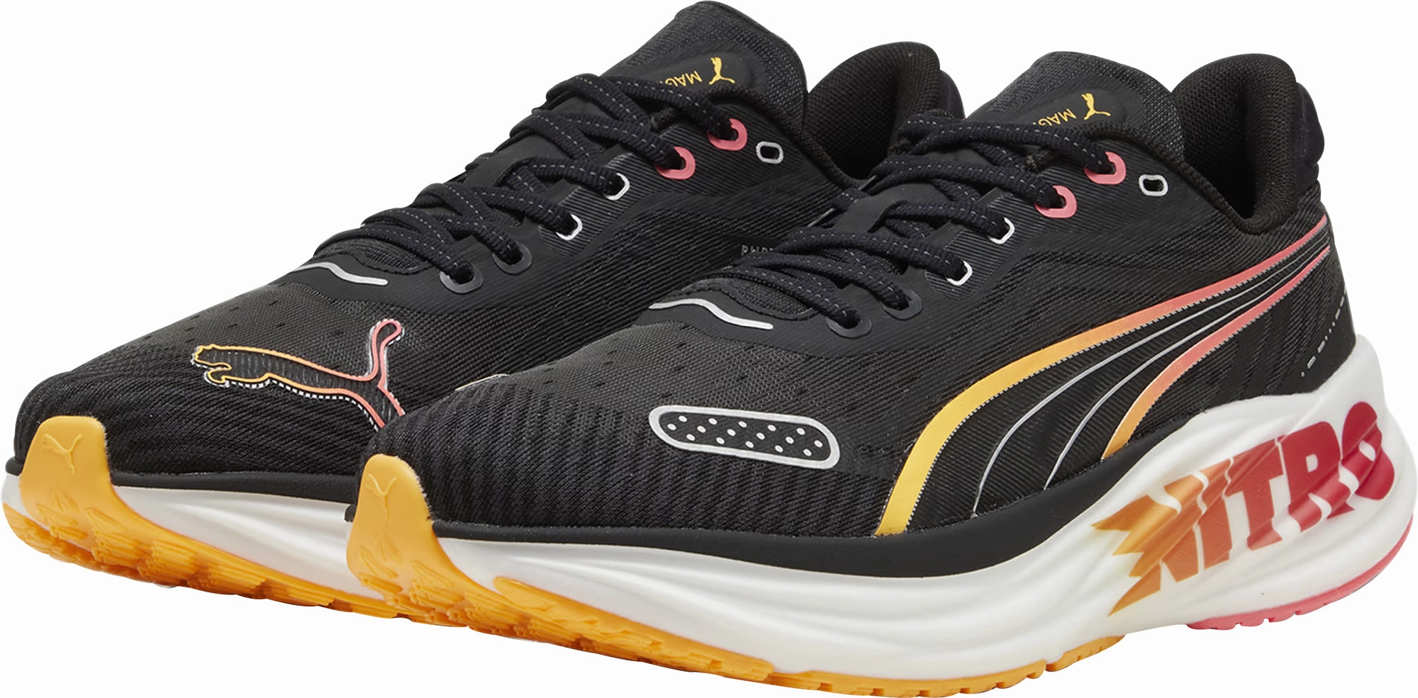 Puma Magnify Nitro 2 Tech Mens Running Shoes - Black Puma Magmax Nitro Shoes