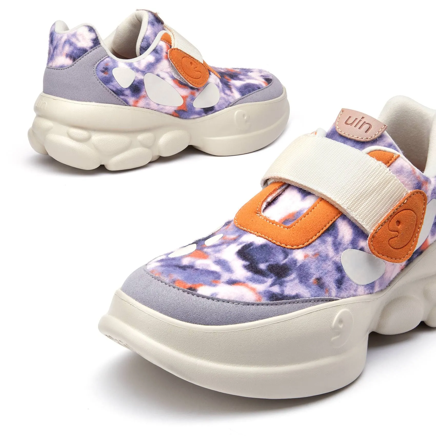 Comfortable Tuxedo Oxfords Watercolor Flower Shadow Ronda I Women