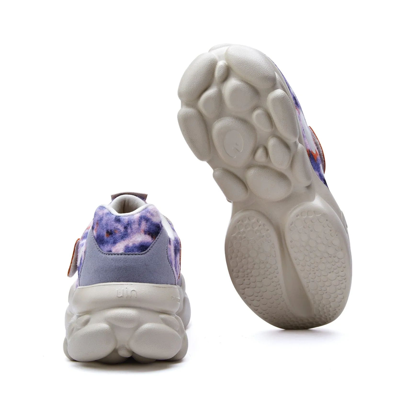 Platform Patent Oxfords Watercolor Flower Shadow Ronda I Women