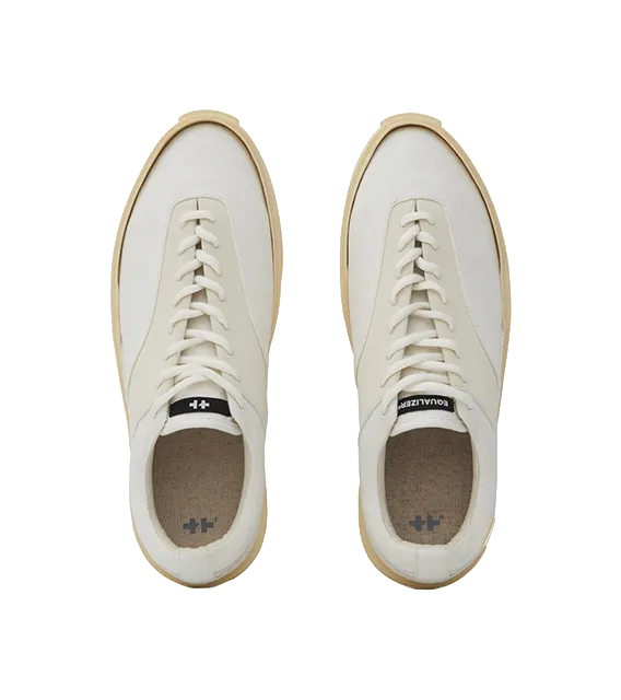 Shoes Canvas Casual EQLZ EQUALIZER Fault 22 Low Slip Resistant, Abrasion Resistant, Lightweight Low top Skateboard Shoes Unisex Heron White