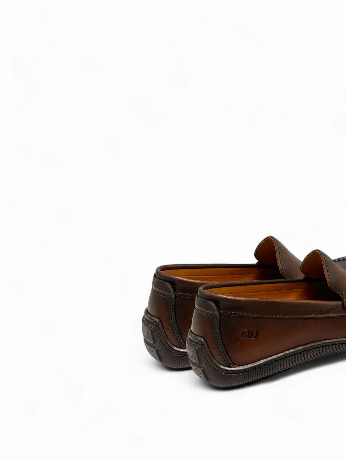 Ostrich Skin Loafers Easy Moc Men's Moccasins