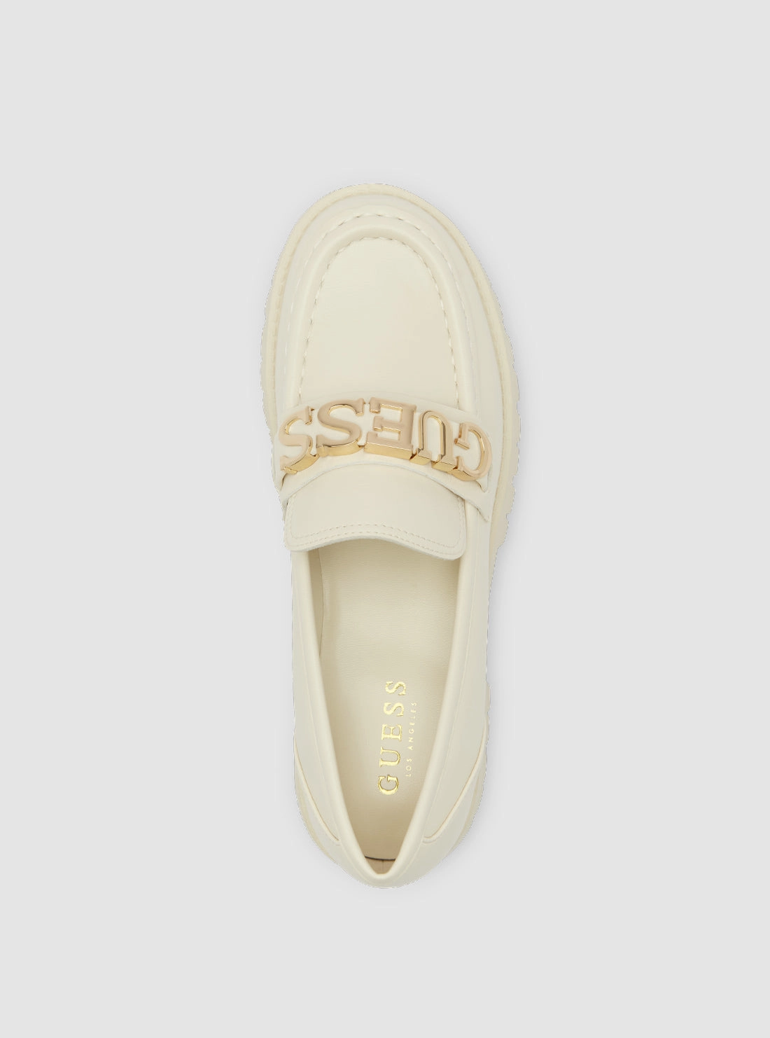 Skull Loafers White Ashli Chunky Loafers
