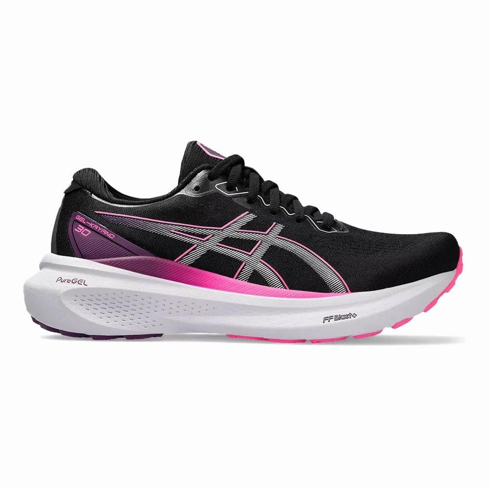 Crossfit Asics Shoes Women's Asics Gel-Kayano 30, Black/Lilac Hint, 6 D Wide