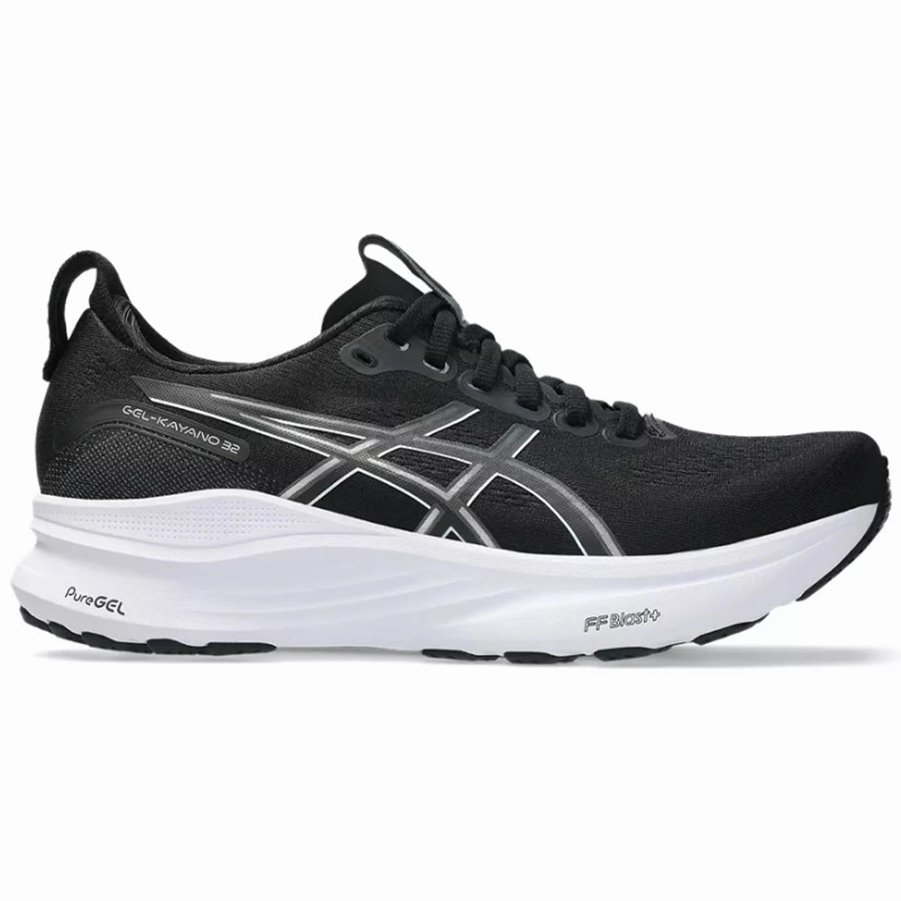 Sneakers Shoes Asics Women's Asics Gel-Kayano 32, Black/White, 7 B Medium