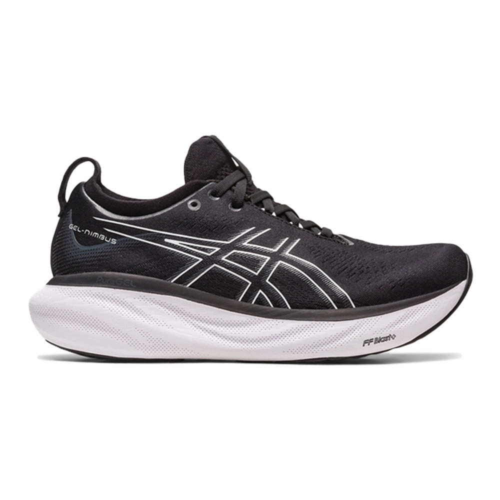 Different Styles Of Asics Shoes Women's Asics Gel-Nimbus 25, Black/Pure Silver, 12 D Wide