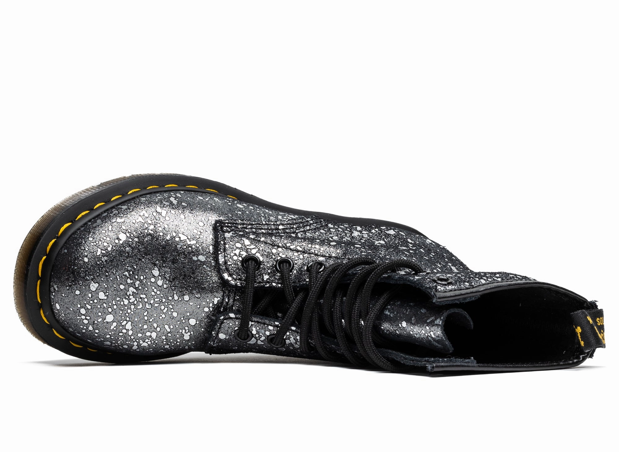 Women's Dr. Martens Metallic Splatter Lace Up Boots Curves In Combat Boots