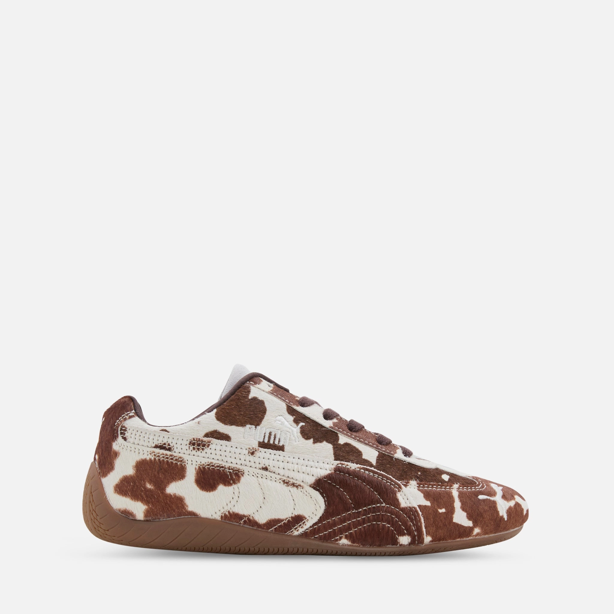 Breathable Puma Shoes Women's Speedcat Cow Chocolate Brown | Gum