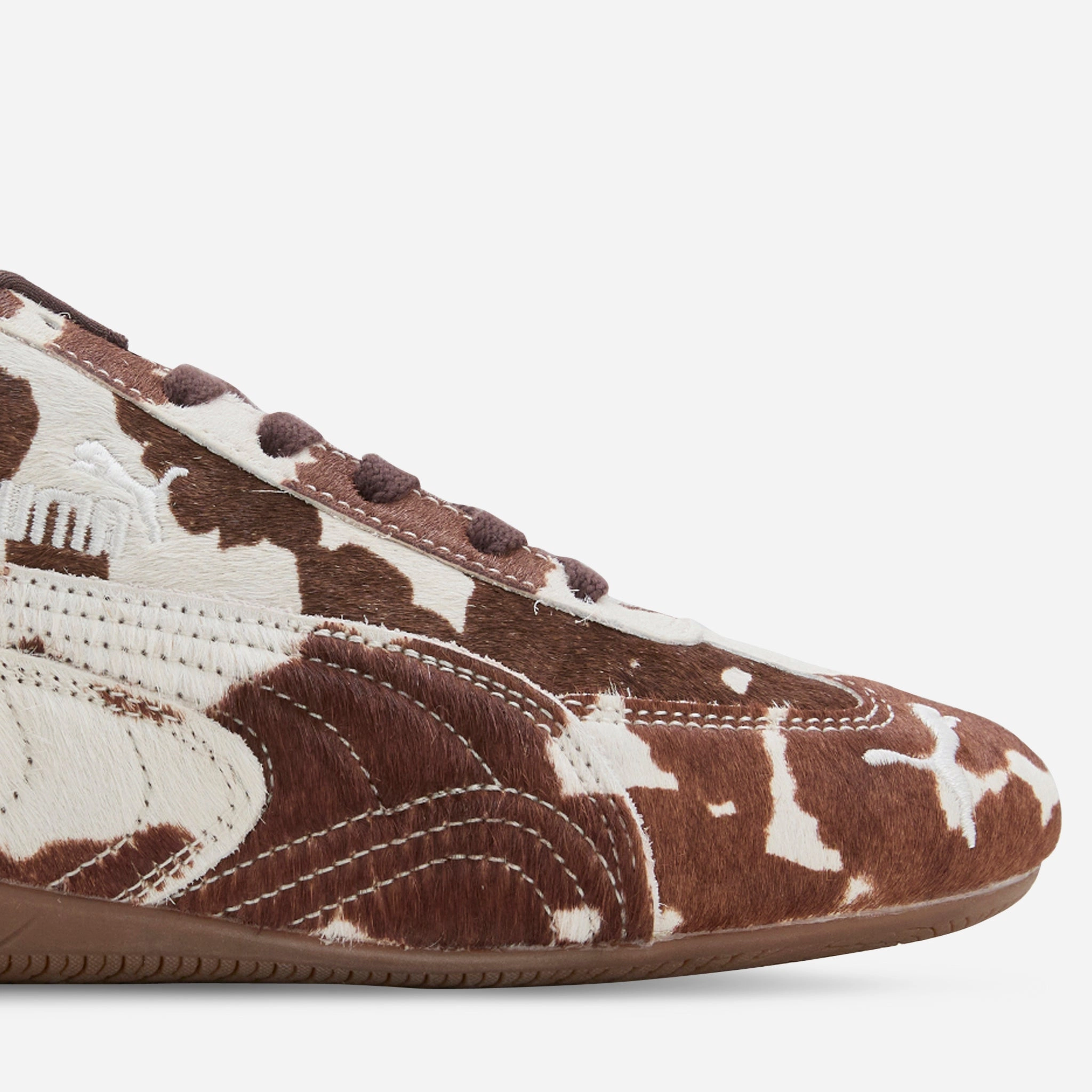 Women's Speedcat Cow Chocolate Brown | Gum Puma Utility Shoes