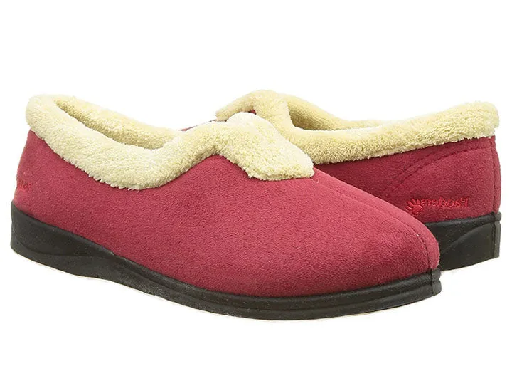 Womens Wide Fit Padders Carmen Slippers Charlotte Slippers