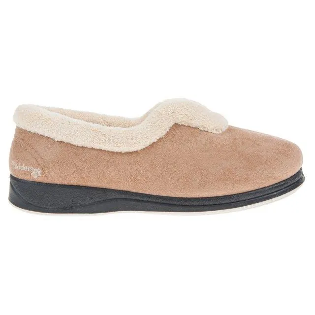 Womens Wide Fit Padders Carmen Slippers Slides On Sale