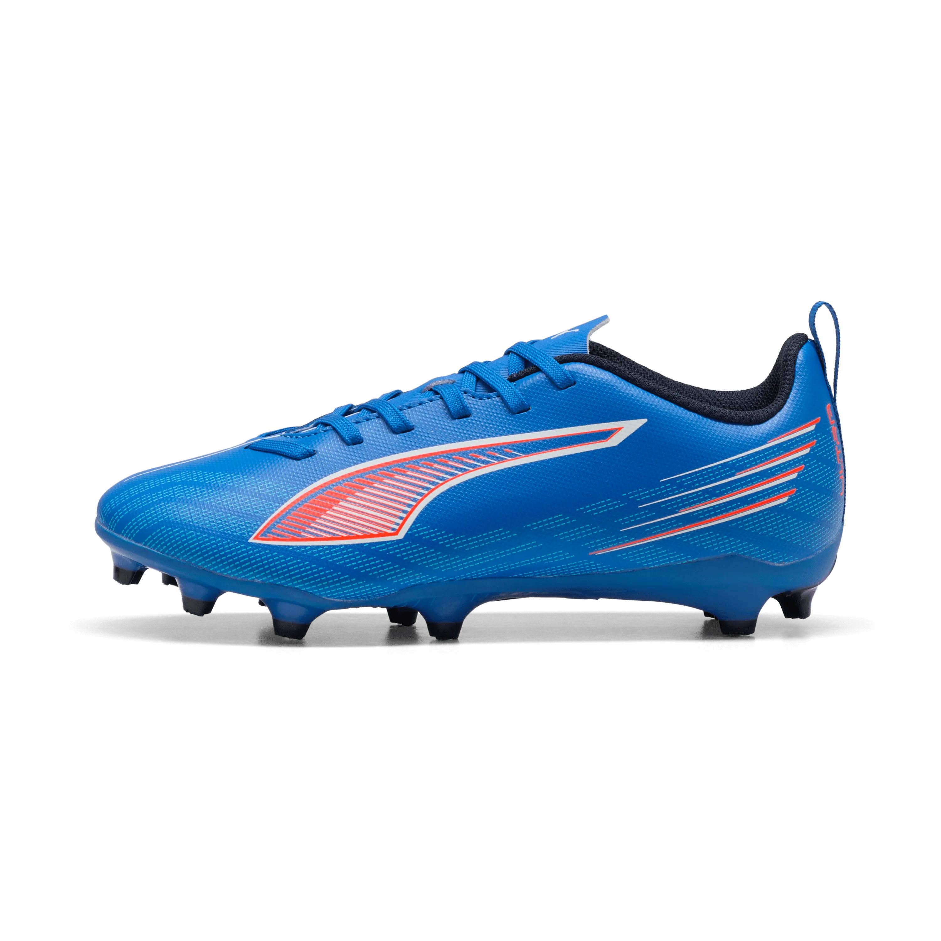 PUMA Ultra 6 Play FG/AG Firm/Multi-Ground Kids Soccer Cleats - Blue/White Soccer Cleat Protection